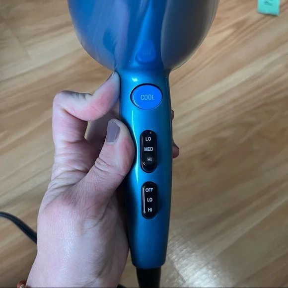 BaBylissPRO Nano Titanium Hair Dryer Blue - Picture 7 of 8